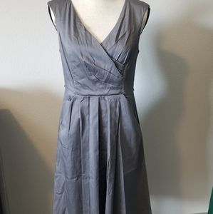Gray dress with pockets